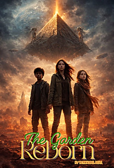 Cover of The Garden Reborn: As the sons of gods return to destroy what they created, three kids become the last hope for a world already burning. by Dorianne Ashe